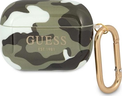Attēls no Guess Etui ochronne GUAPUCAMA Camo Collection do AirPods Pro zielone