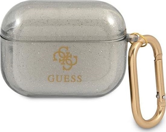 Picture of Guess Etui ochronne GUAPUCG4GK Glitter Collection do AirPods Pro szare