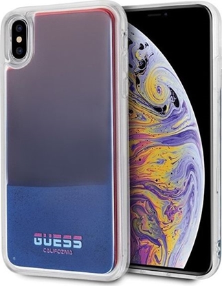 Attēls no Guess Guess GUHCI65GLCRE iPhone Xs Max czerwo ny/red hard case California Glow in the dark uniwersalny