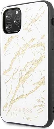 Attēls no Guess Guess GUHCN58MGGWH iPhone 11 Pro biay/white hard case Glitter Marble Glass