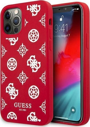 Attēls no Guess Guess GUHCP12LLSPEWRE iPhone 12 Pro Max 6,7" czerwony/red hard case Peony Collection