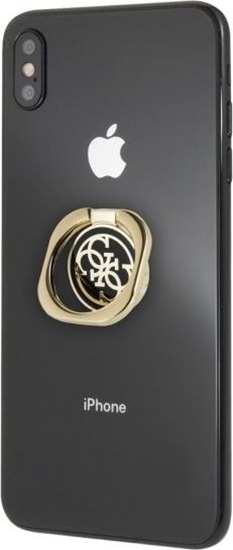 Picture of Guess Guess Ring stand GURSEQGBK zoto-czarny /gold & black 4G
