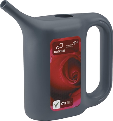 Изображение Hagsen Konewka plastikowa Trapezium1,5L ciemny popiel MX 2403