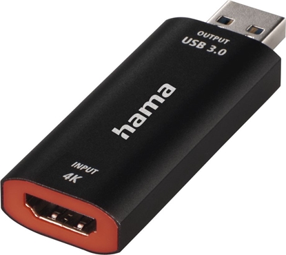 Attēls no Hama Video Recording Stick USB plug - HDMI socket 4K