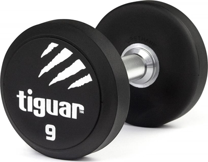 Attēls no Tiguar hantel TI-WHPU0090 gumowany 1 x 9 kg