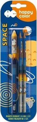 Attēls no Happy Color Długopis usuwalny + 2 ołówki Space bls HAPPY COLOR