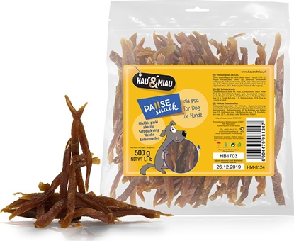 Attēls no Hau&Miau Hau&Miau Mikkie paski z kaczki 500 g HM-8124