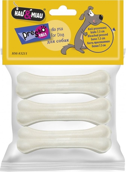 Изображение Hau&Miau KO PRASOWANA BIAA ,7,5 cm, 3szt/op,45 g/op, 144 op/karton