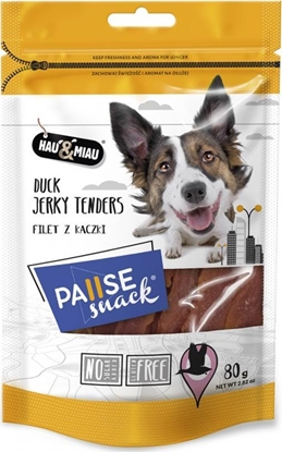 Attēls no Hau&Miau Pausesnack przysmak dla psa, filet z kaczki 80g