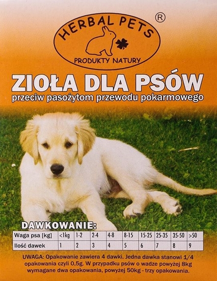 Picture of Herbal Pets PETS ZIOA PRZECIW PASOYTOM DLA PSÓW