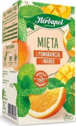 Attēls no Herbapol Herbata HERBAPOL Zielnik Polski Mita z Pomaracz i Mango 20tb/35g