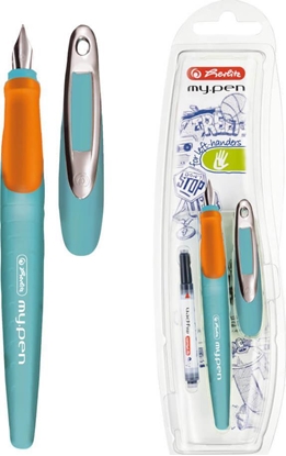 Attēls no Herlitz Pióro wieczne My.Pen L turkus/pomaracz