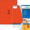 Изображение Herma Etiketten A4 rot  199,6x143,5mm Papier matt 1400 St.