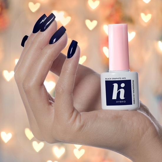 Изображение Hi Hybrid Lakier hybrydowy 415 Black Graphite 5ml