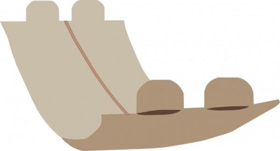 Picture of Hobbydog 220 Pokrowiec Samochodowy Z Rzepem Szary