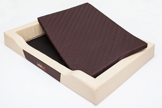 Изображение Hobbydog L (R1) MATERAC Beowy skórzany brzowy