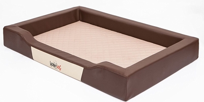 Изображение Hobbydog L (R1) Brzowy skaj, beowy materac