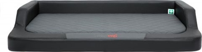 Изображение Hobbydog L (R1) Legowisko Medico Lux (Skaj) Czarny Z Grafitowym Materacem