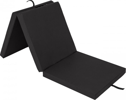Изображение Hobbygarden Materac gimnastyczny 3-czciowy  Alex 180 cm x 60 cm x 6 cm czarny