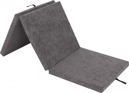 Изображение Hobbygarden Materac gimnastyczny 3-czciowy Ben 180 cm x 65 cm x 6 cm szary