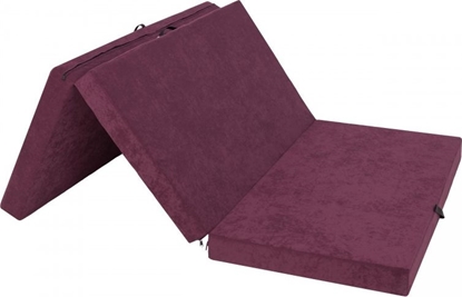 Изображение Hobbygarden Materac gimnastyczny 3-czciowy Ben 200 cm x 120 cm x 10 cm bordowy