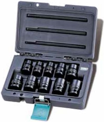 Picture of Honiton Zestaw nasadek udarowych 6-ktnych 1/2" 11-24mm 10szt. (H4001)
