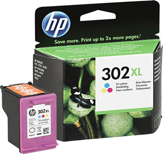 Изображение HP 302 XL Tri-color ink 330 pages