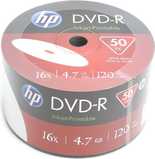 Изображение HP DVD-R 4.7 GB 16x 50 sztuk (HPP1650-)