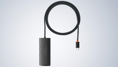 Изображение HUB USB Baseus Lite Series 1x USB-C  + 4x USB-A 3.0 (WKQX030401)