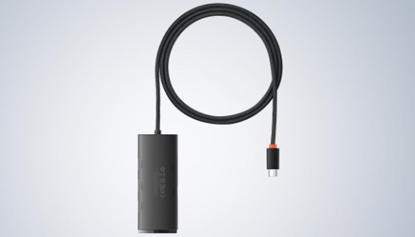Picture of Baseus Baseus Lite Series Hub 4in1 USB-C to 4x USB 3.0 + USB-C, 1m (Black)
