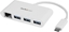 Attēls no HUB USB StarTech 1x RJ-45  + 3x USB-A 3.0 (HB30C3A1GEA)