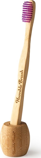 Picture of Humble Brush Ekologiczna bambusowa podstawka na szczoteczk manualn z drzewa bambusowego