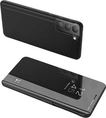 Attēls no Hurtel Clear View Case futera etui z klapk Xiaomi Mi 11 czarny