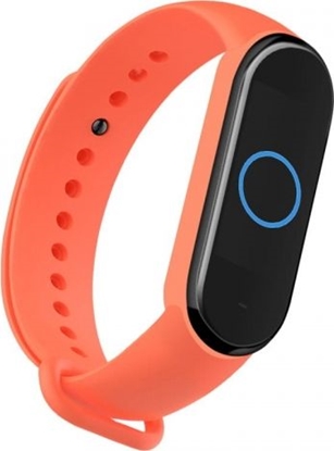 Изображение Hurtel Opaska Xiaomi Mi Band 5 Silikonowa Pomaraczowa