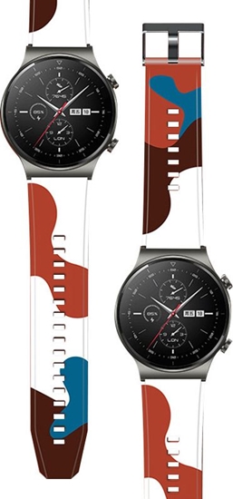 Изображение Hurtel Strap Moro opaska do Huawei Watch GT2 Pro silokonowy pasek bransoletka do zegarka moro (9)