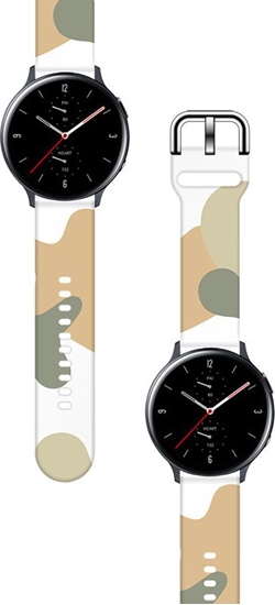 Изображение Hurtel Strap Moro opaska do Samsung Galaxy Watch 42mm silokonowy pasek bransoletka do zegarka moro (6)