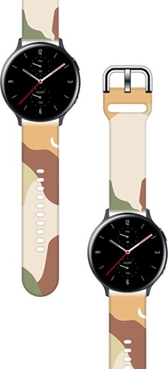 Изображение Hurtel Strap Moro opaska do Samsung Galaxy Watch 46mm silokonowy pasek bransoletka do zegarka moro (16)