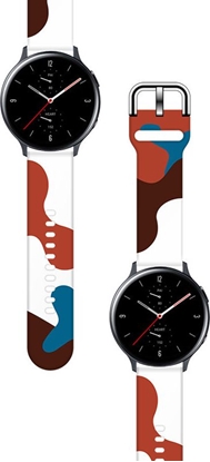 Изображение Hurtel Strap Moro opaska do Samsung Galaxy Watch 46mm silokonowy pasek bransoletka do zegarka moro (8)