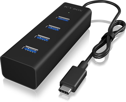 Attēls no ICY BOX IB-HUB1409-C3 USB 3.2 Gen 1 (3.1 Gen 1) Type-C 5000 Mbit/s Black