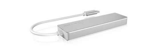 Picture of ICY BOX IB-HUB1425-C3 USB 3.2 Gen 1 (3.1 Gen 1) Type-C 5000 Mbit/s Silver