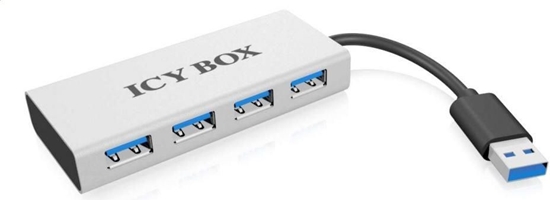 Picture of ICY BOX IB-AC6104 USB 3.2 Gen 1 (3.1 Gen 1) Type-A 5000 Mbit/s White