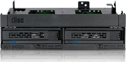 Picture of Kiesze Icy Dock 2x 2.5" SAS/SATA + Slim ODD 5.25" Slot ExpressCage (MB732SPO-B)
