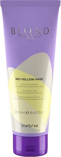 Изображение Inebrya INEBRYA_Blondesse No-Yellow Mask maska do wosów blond, rozjanionych, z pasemkami i siwych 250ml