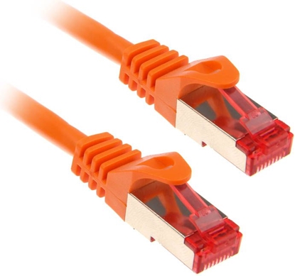Picture of InLine 0.5m Cat.6 kabel sieciowy1000 Mbit RJ45 - pomaraczowy (76450O)