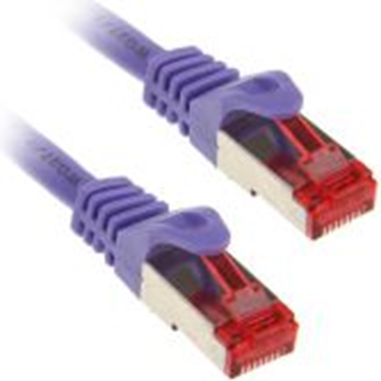 Picture of InLine 3m Cat.6 kabel sieciowy 1000 Mbit RJ45 - fioletowy (76403P)