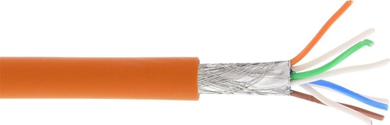 Изображение InLine InLine 76899O 100m Cat6a S / FTP (S-STP) Orange Network Cable (76899O)