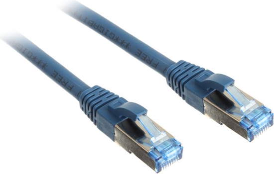 Picture of InLine Kabel sieciowy, Cat.6A, S/FTP (PiMf), 500MHz, 5m, Niebieski (76805B)