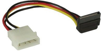 Picture of InLine Molex - SATA, 0.15m, Wielokolorowy (29670W)
