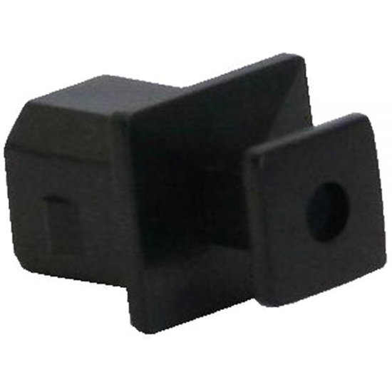 Picture of InLine Osona przeciwkurzowa do portu USB Typ B eskiego czarna 50 szt. (59948F)