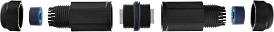 Picture of InLine Patch Cable coupling Cat.6 - waterproof IP67 - 2x RJ45 plugs - shielded (69990W)